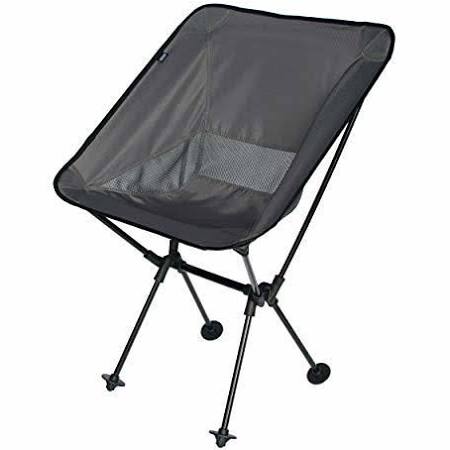 Black Wide Camping Chair Q563