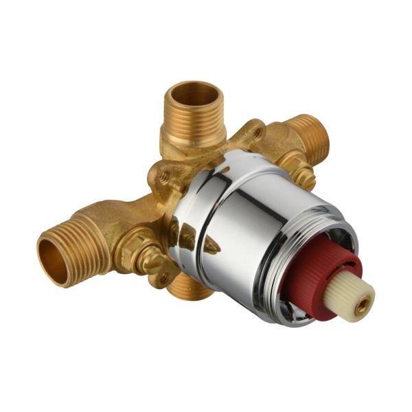 Chrome Single-Handle Tub and Shower Faucet with Valve G1050