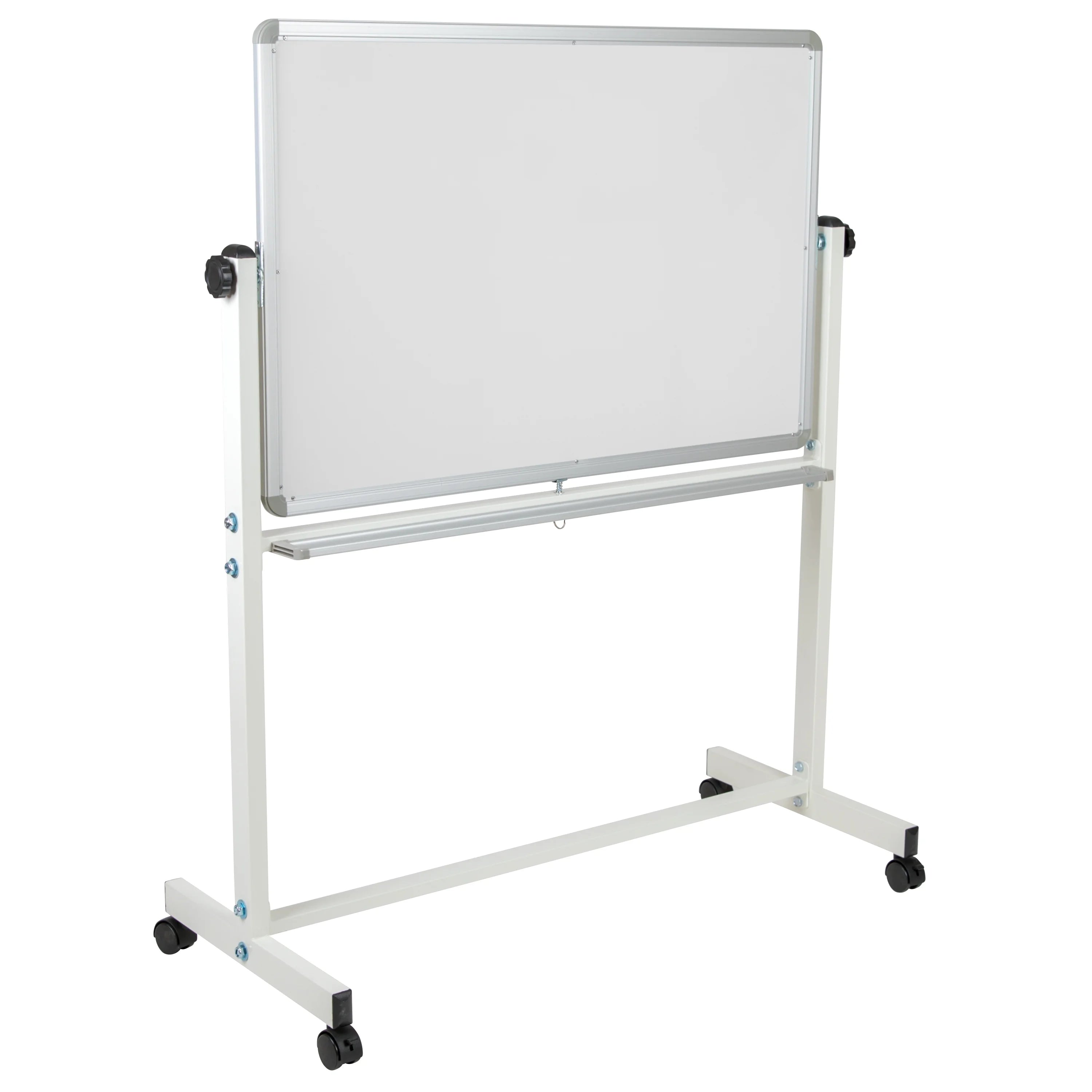 Double-Sided Mobile White Board with Pen Tray T1520