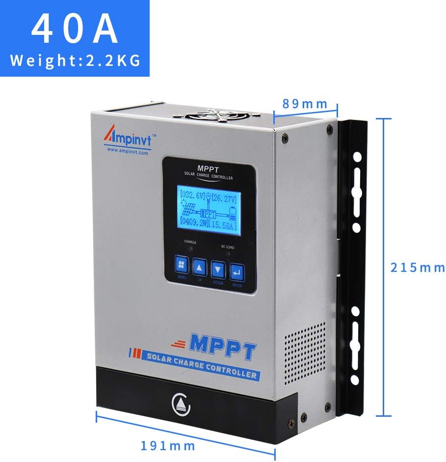 Solar Panel Charge Controller 12v24v36v48v auto max 150v Solar Input A7410