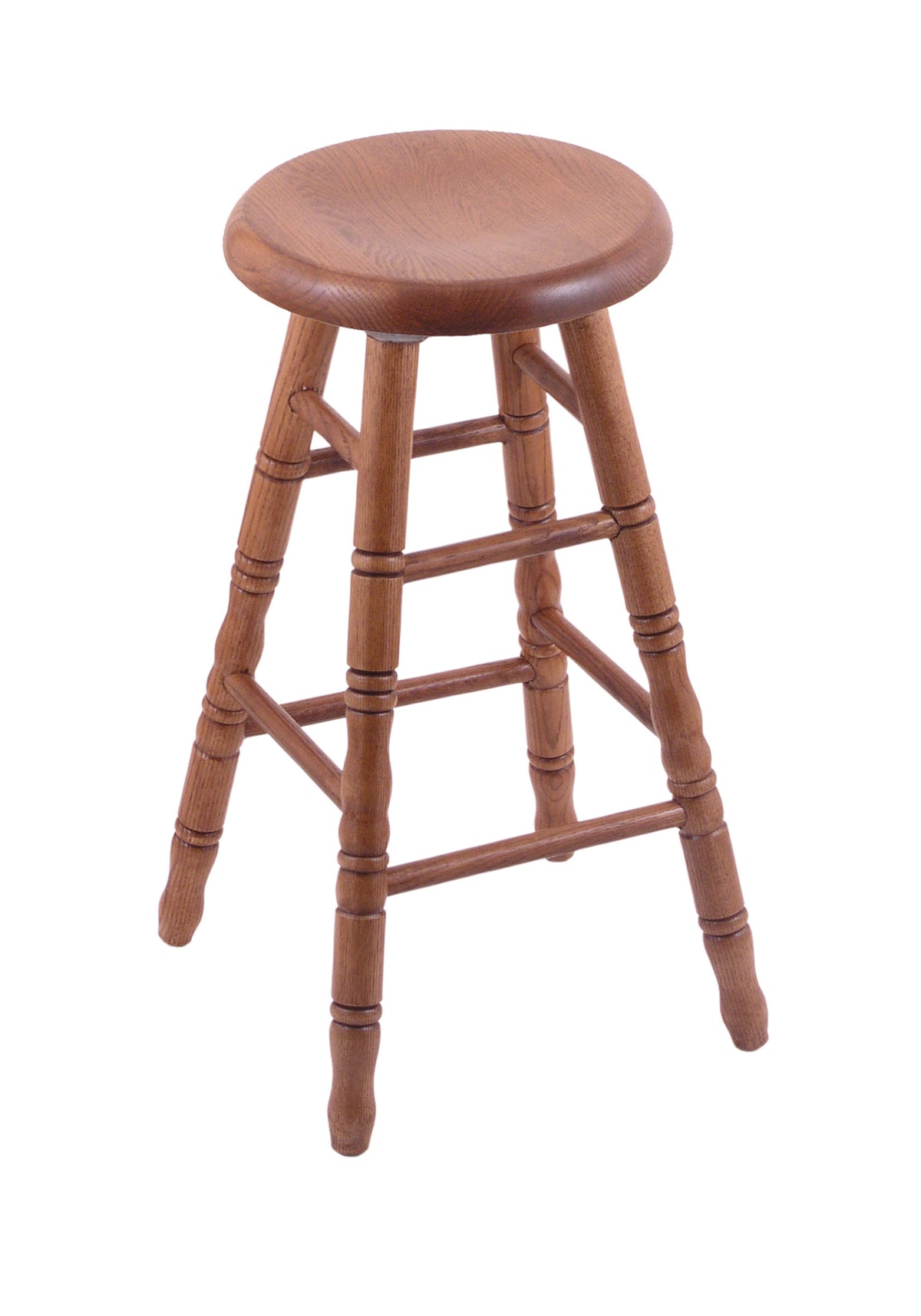 Oak Bar Stool in Medium Finish W7035
