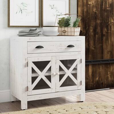 White 2 Door Accent Cabinet L8254