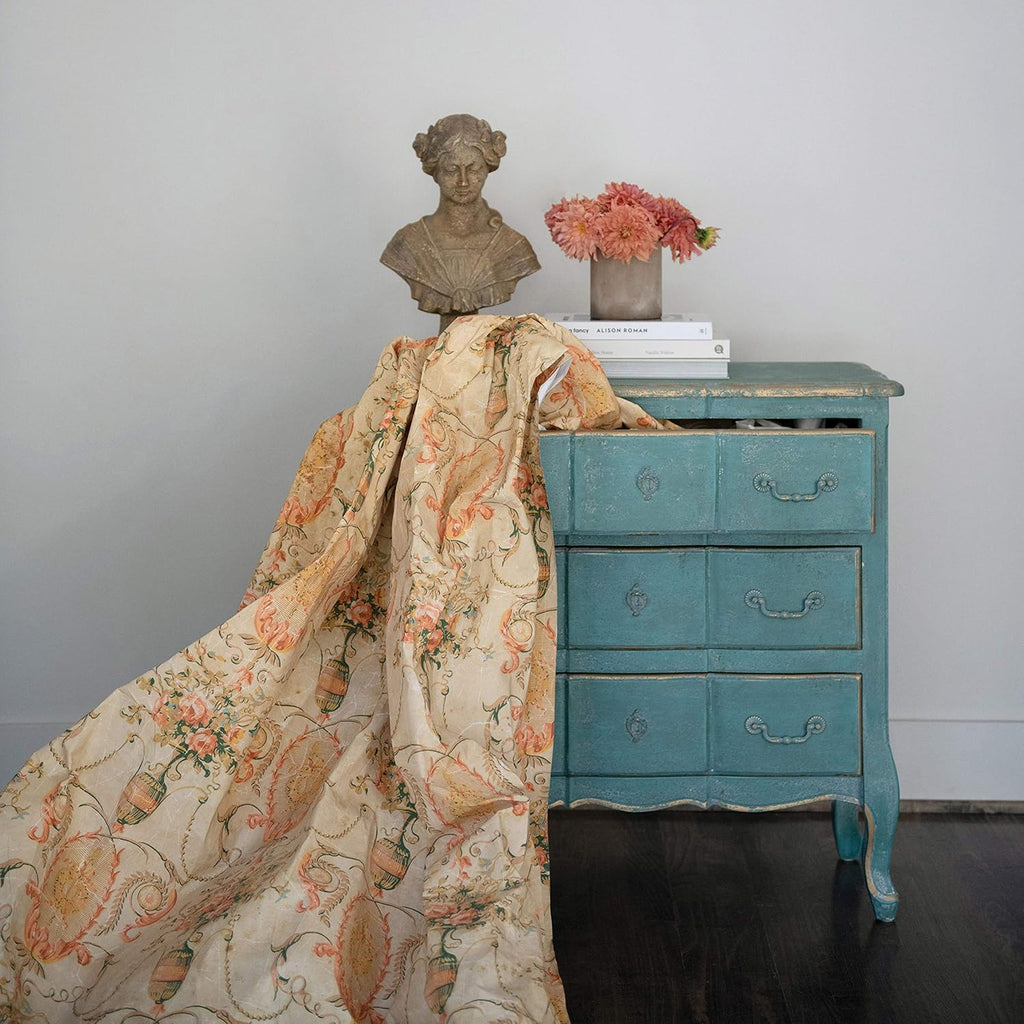 Distressed Blue 3 Drawer Wood Dresser L684025