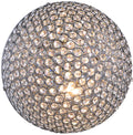 2 Light Chrome Clear Crystal Wall Mount R347580