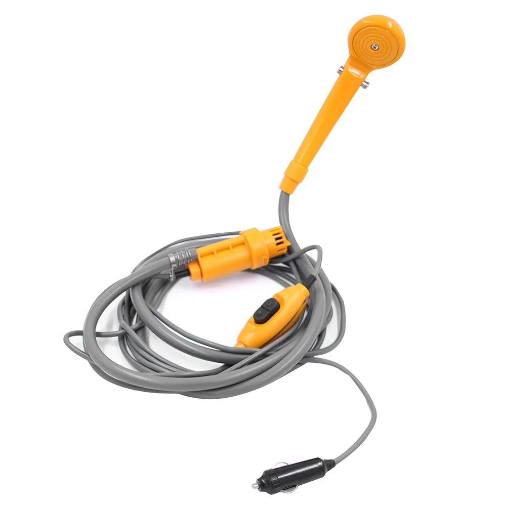 Portable Shower Kit with Pump, 6 Meter Cable, Max 2.5L Per Minute H337290