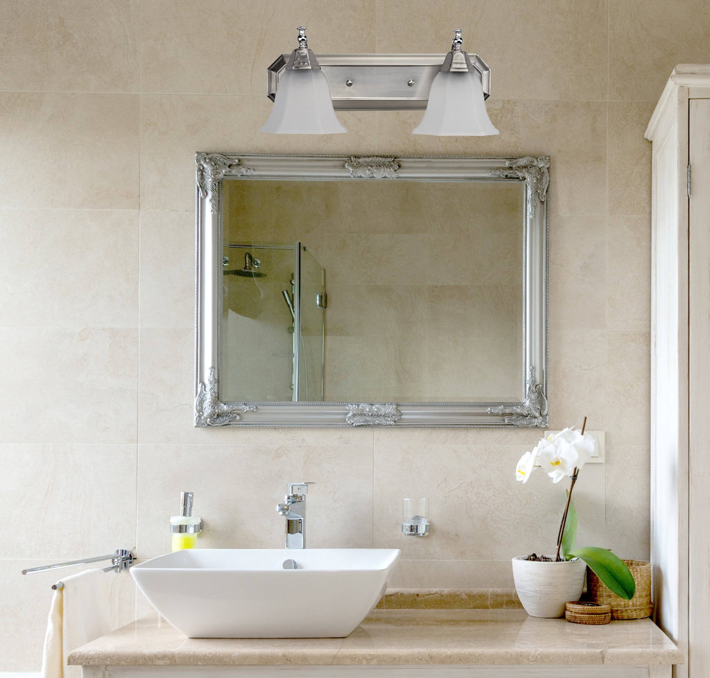 2 Light Vanity, Brushed Pewter R963
