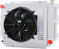 52MM 3 Row Core Aluminum Radiator with 16 Inches Fan Louver Shroud V338