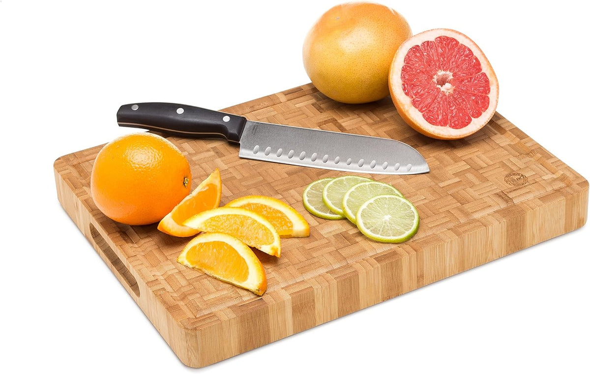 End Grain Bamboo Cutting Board, Extra Large, Pack of 2 K3775